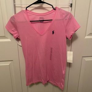 Brand new XS pink short sleeve Polo Ralph Lauren top